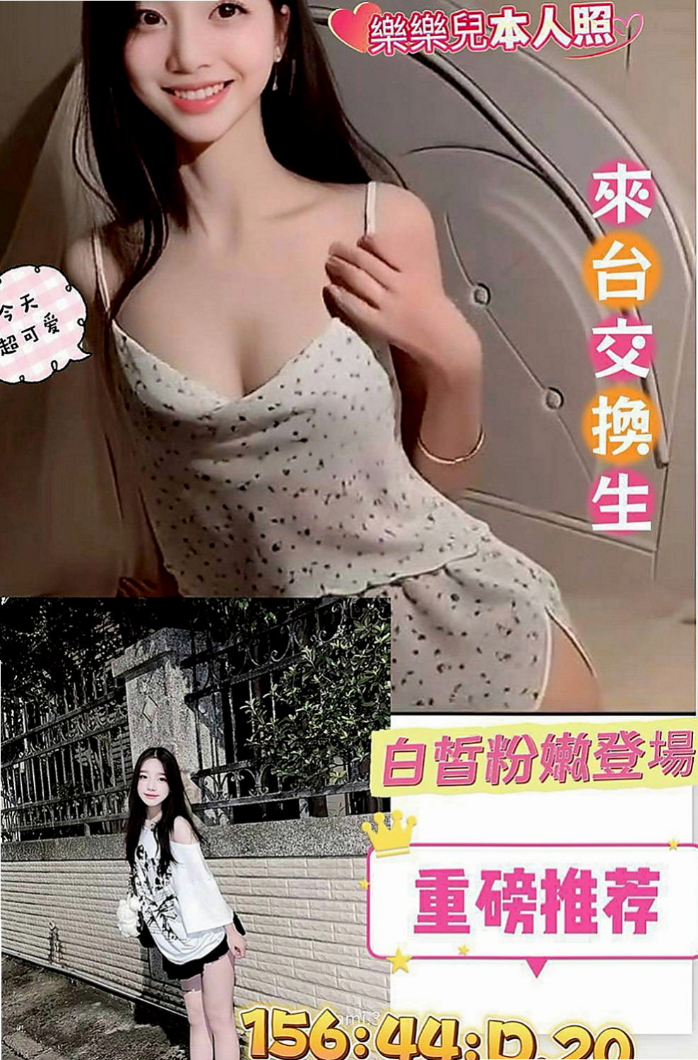 彰化外約茶|小姐外出：小米 |大三學姐|163cm|54kg|E杯|24y|