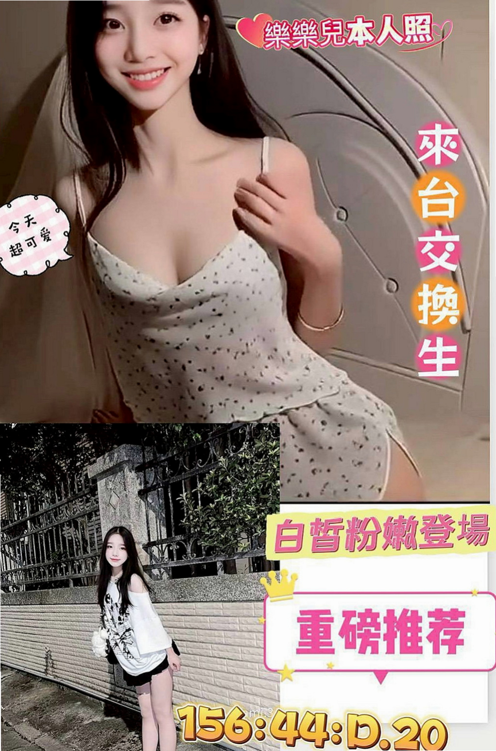 彰化外約茶|小姐外出：小米 |大三學姐|163cm|54kg|E杯|24y|